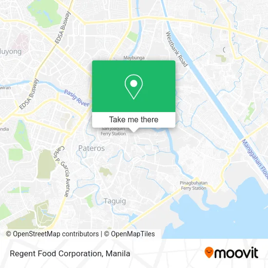 Regent Food Corporation map
