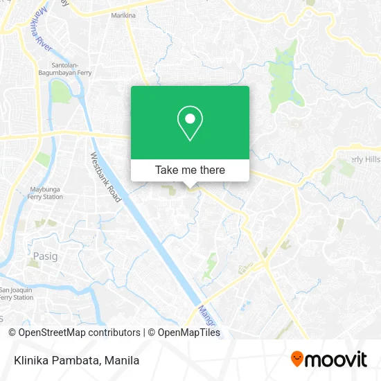 Klinika Pambata map