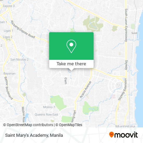 Saint Mary's Academy map