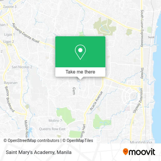 Saint Mary's Academy map