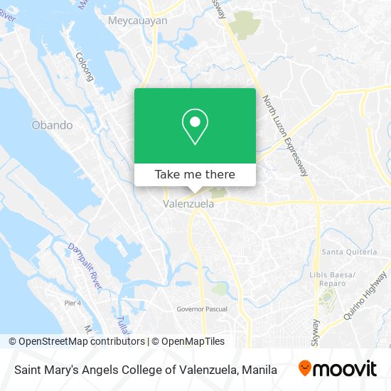 Saint Mary's Angels College of Valenzuela map