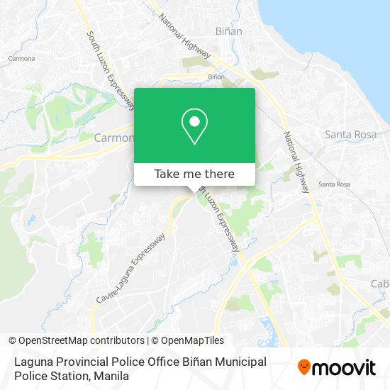 Laguna Provincial Police Office Biñan Municipal Police Station map