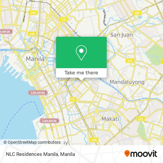NLC Residences Manila map