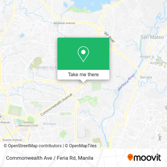 Commonwealth Ave / Feria Rd map