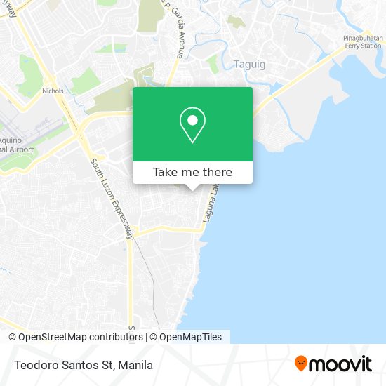 Teodoro Santos St map