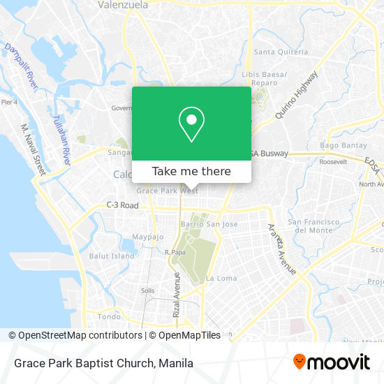 Grace Park Baptist Church map