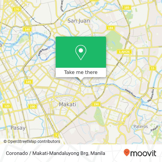Coronado / Makati-Mandaluyong Brg map