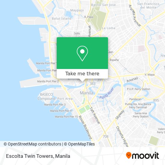 Escolta Twin Towers map