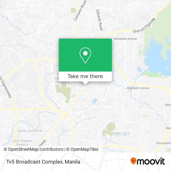 Tv5 Broadcast Complex map