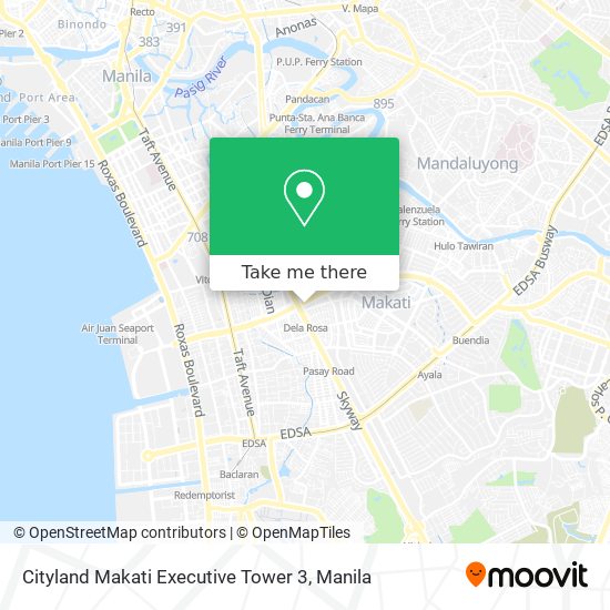 Cityland Makati Executive Tower 3 map