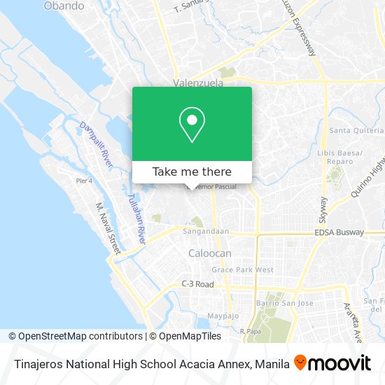 Tinajeros National High School Acacia Annex map