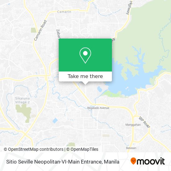 Sitio Seville Neopolitan-VI-Main Entrance map