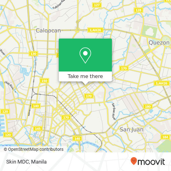 Skin MDC map