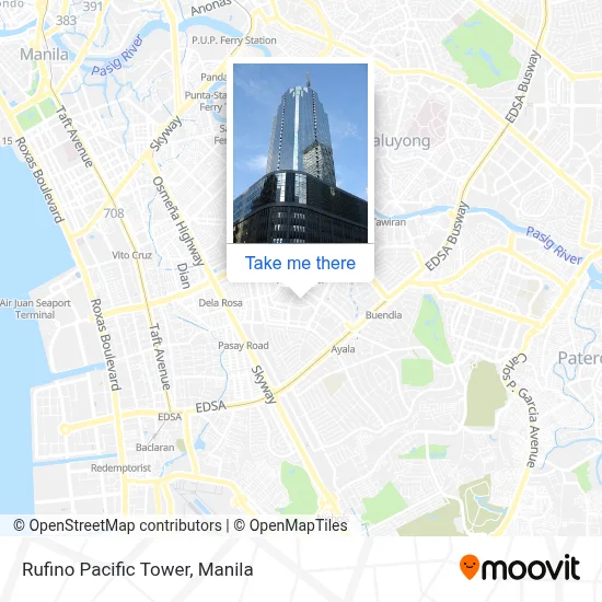 Rufino Pacific Tower map