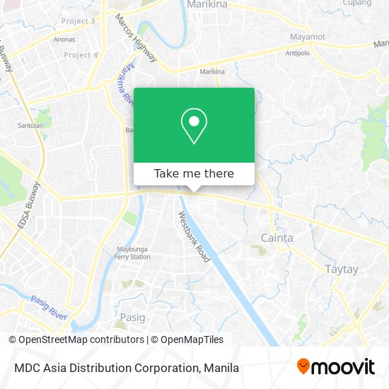 MDC Asia Distribution Corporation map