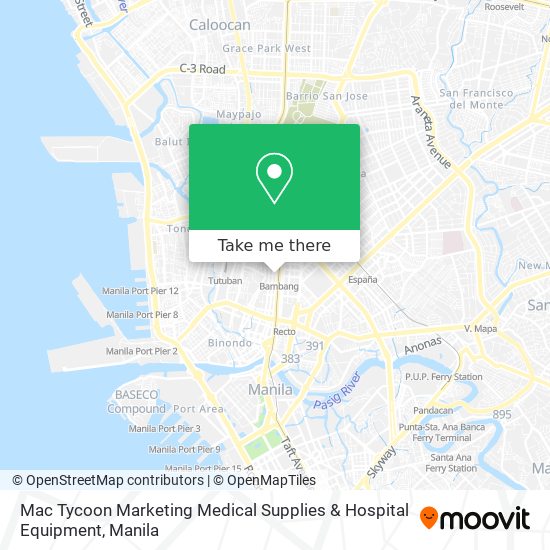 Mac Tycoon Marketing Medical Supplies & Hospital Equipment map