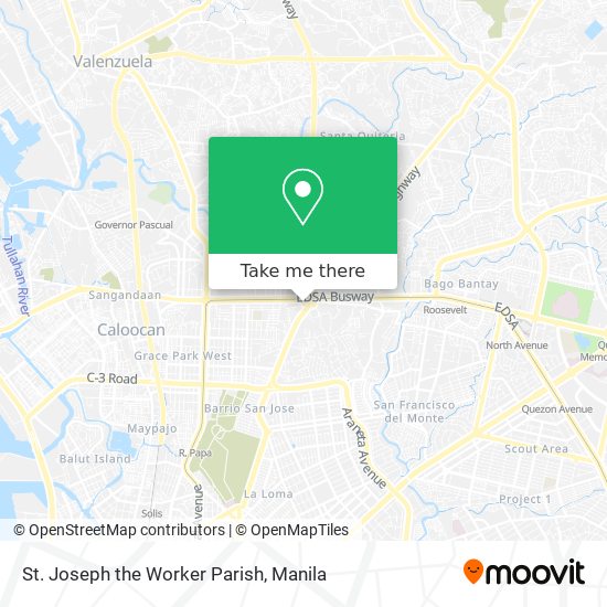 St. Joseph the Worker Parish map