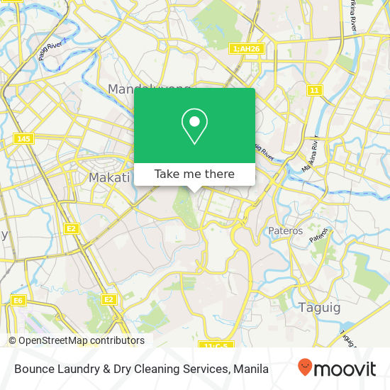Bounce Laundry & Dry Cleaning Services map