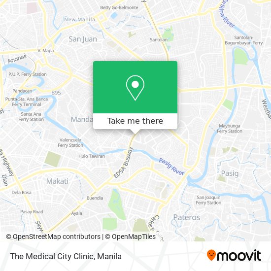 The Medical City Clinic map