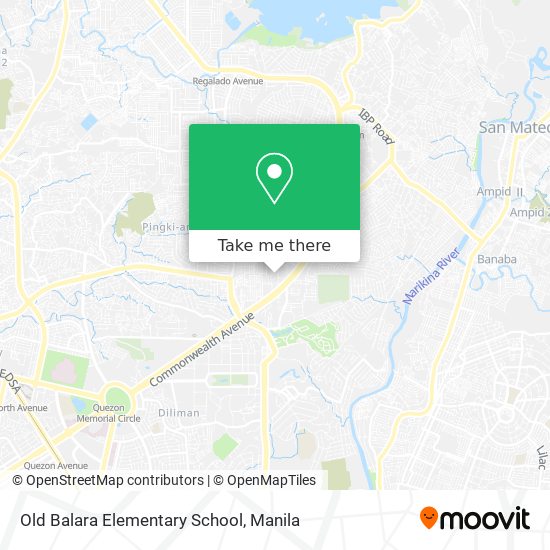 Old Balara Elementary School map