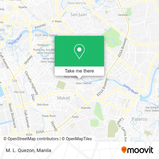 M. L. Quezon map