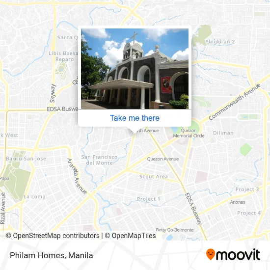 Philam Homes map