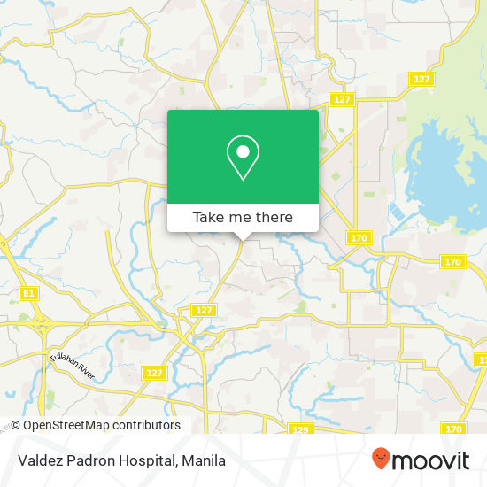 Valdez Padron Hospital map