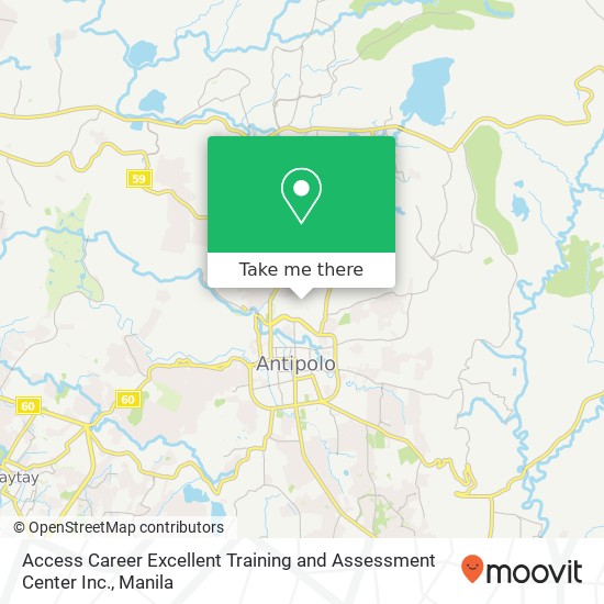 Access Career Excellent Training and Assessment Center Inc. map