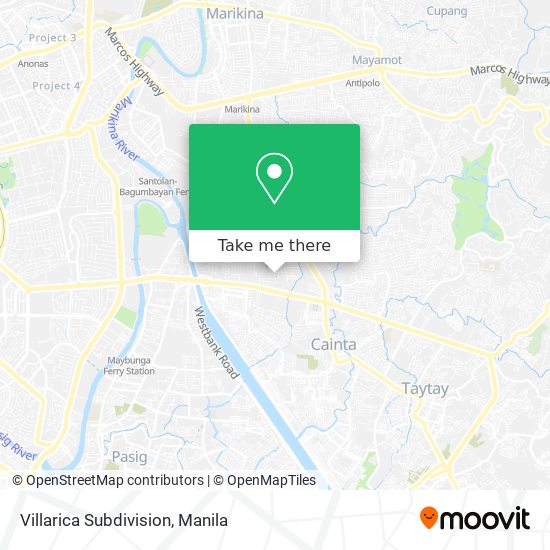 Villarica Subdivision map