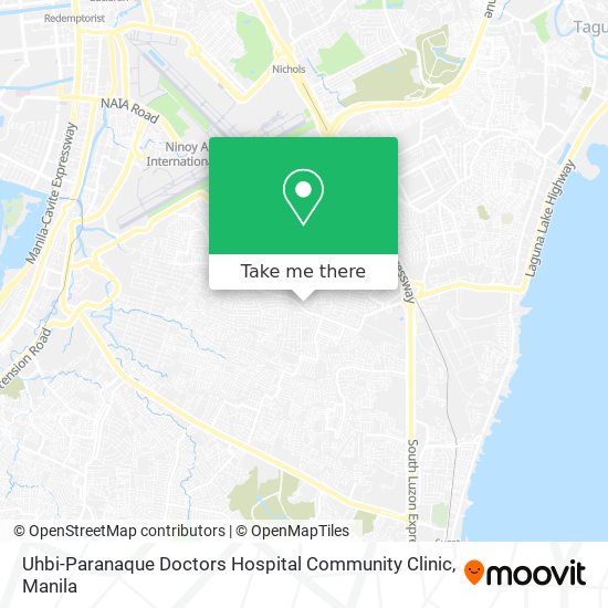 Uhbi-Paranaque Doctors Hospital Community Clinic map