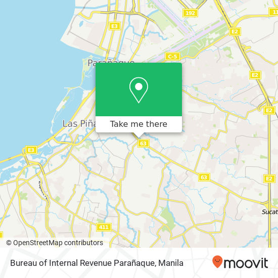 Bureau of Internal Revenue Parañaque map