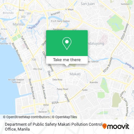 Department of Public Safety Makati Pollution Control Office map