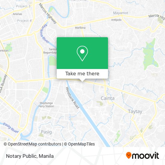 Notary Public map