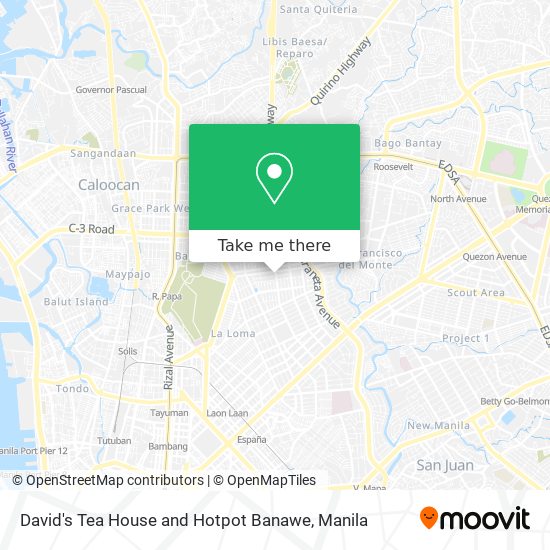 David's Tea House and Hotpot Banawe map