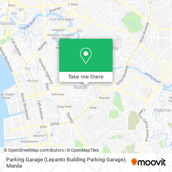 Parking Garage (Lepanto Building Parking Garage) map