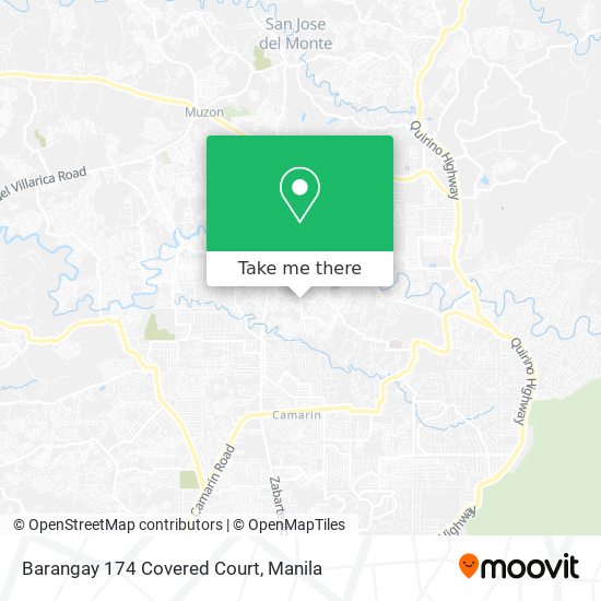 Barangay 174 Covered Court map