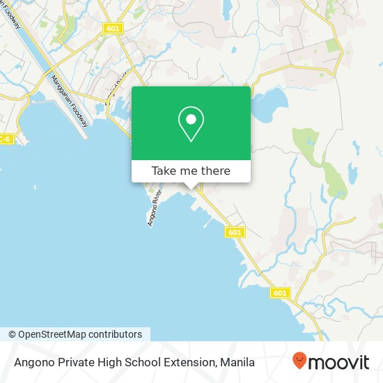 Angono Private High School Extension map