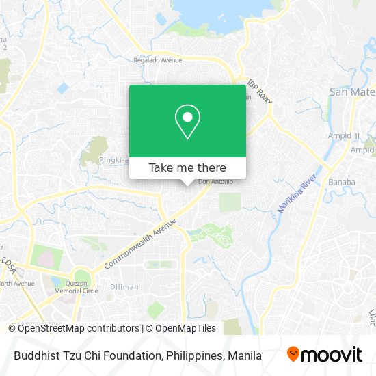 Buddhist Tzu Chi Foundation, Philippines map