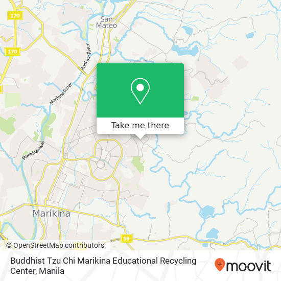 Buddhist Tzu Chi Marikina Educational Recycling Center map
