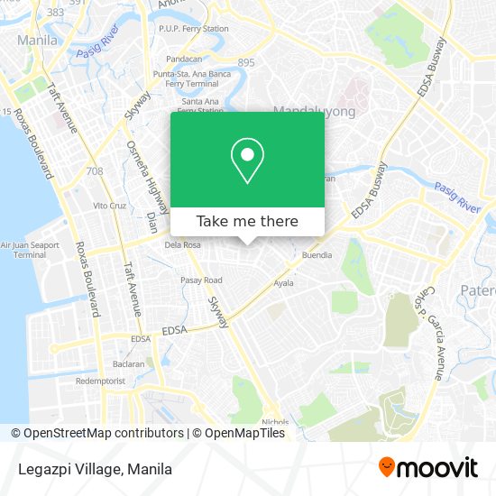Legazpi Village map