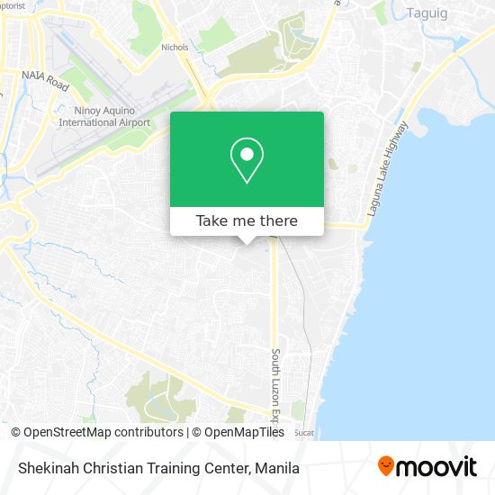 Shekinah Christian Training Center map
