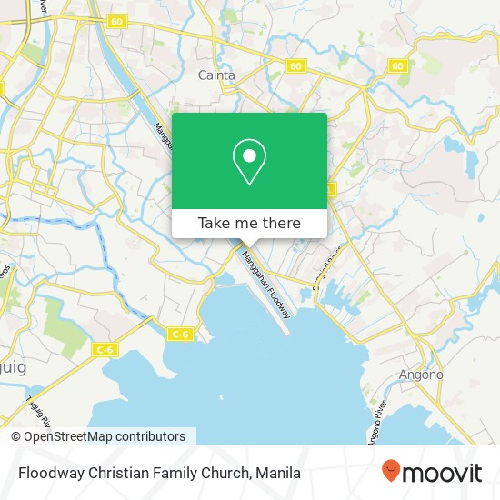 Floodway Christian Family Church map