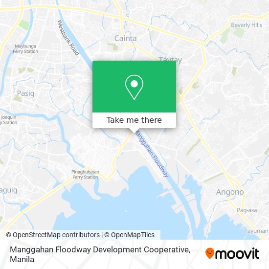 Manggahan Floodway Development Cooperative map