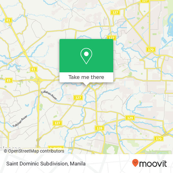 Saint Dominic Subdivision map