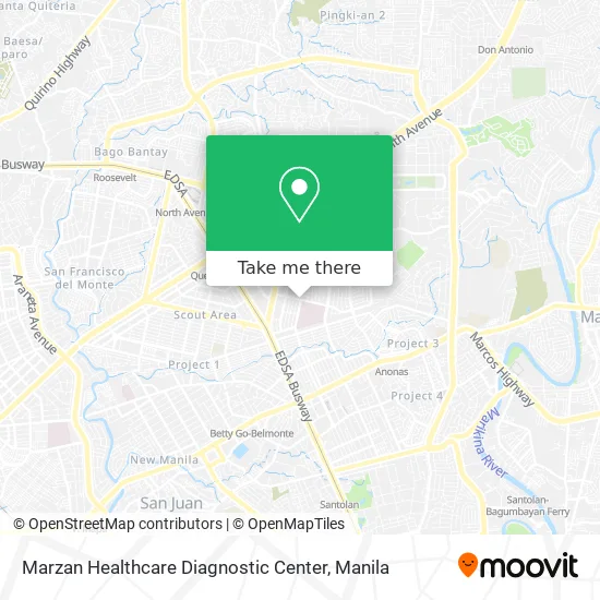 Marzan Healthcare Diagnostic Center map