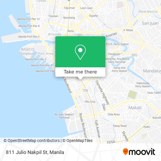 811 Julio Nakpil St map