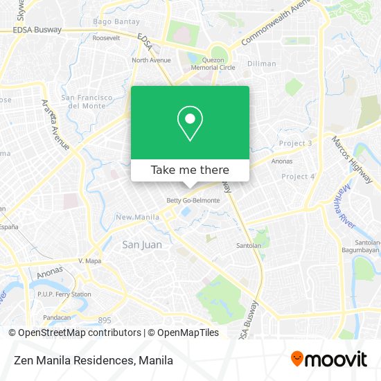 Zen Manila Residences map