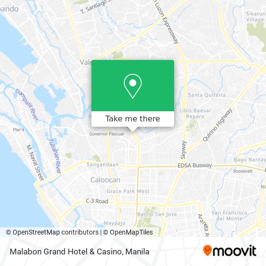Malabon Grand Hotel & Casino map