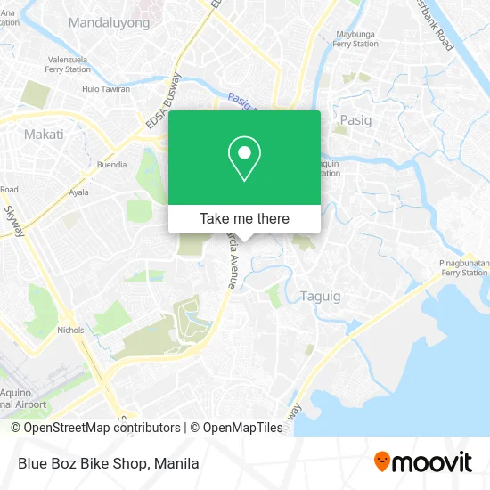 Blue Boz Bike Shop map