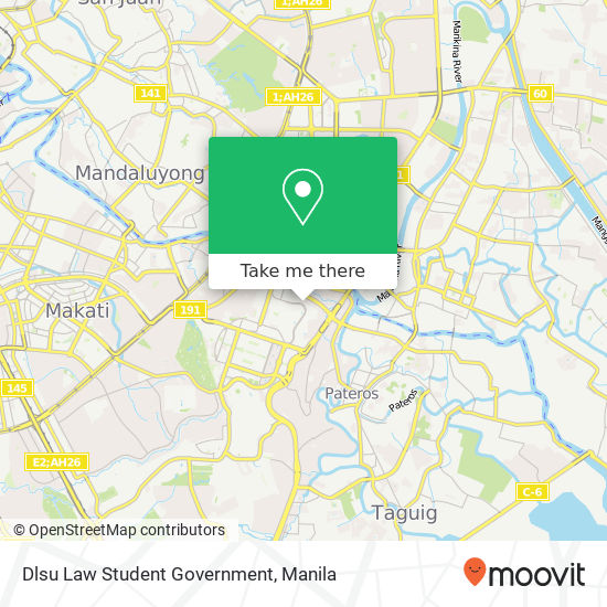 Dlsu Law Student Government map